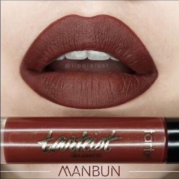 Tarte Creamy Matte Lip Paint Manbun Burgundy goth gothic grunge new in box - Picture 7 of 8